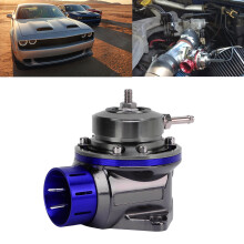 Universeller 40mm Turbo Blow-Off-Ventil BOV, Blau, 65mm Länge