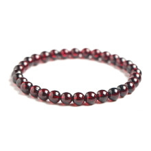 Bijuterii cu mărgele rotunde din pietre prețioase pentru bărbați și femei, brățară unisex cu design elastic, șir fin și prietenos cu