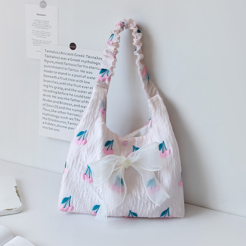 Aesthetic Floral Design Cosmetic Bag Cute Makeup Pouch for Women, Large Capacity Multi Purpose Lightweight Travel Toiletry Bag with Smooth Zipper