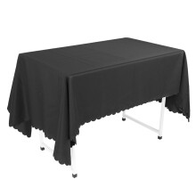 Tablecloth for Indoor Outdoor Use, Stain Resistant and Wrinkle Resistant, Polyester Fabric Table Cloth for Special Occasions, Durable and
