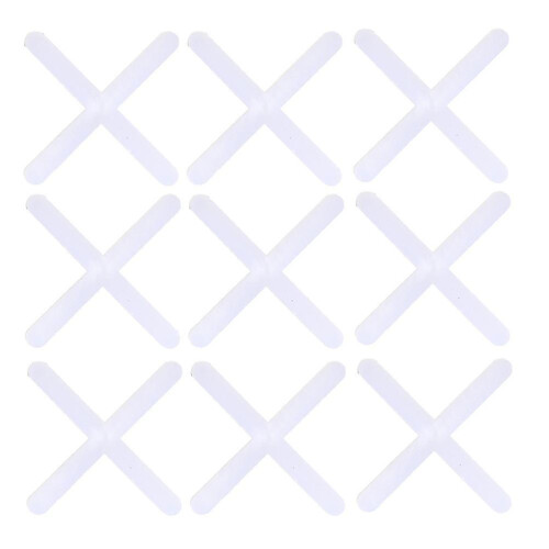 2000pcs Plastic Cross Spacer Tile Wedges Self Leveling Spacers