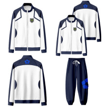 (Yellow, XXL) Blue Lock Anime Jacket Men's 3D Digital Print Zip-Up Hoodie Cosplay Loose Long Sleeve Outerwear