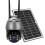 Solar Powered Security Camera Outdoor, Wireless Outdoor Surveillance System With 4G LTE Cellular Support, 360 Panoramic Coverage And Smart 3