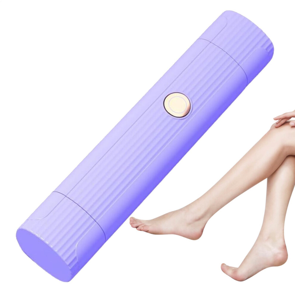 Purple Electric Women's Shaver Rechargeable Wet Dry Epilator Portable Compact Body Groomer For Legs Arms Bikini