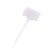 Plant Tags 50Pcs Thick Plant Labels Waterproof Garden TType Tags Reusable Flower Seedling Markers Plate White
