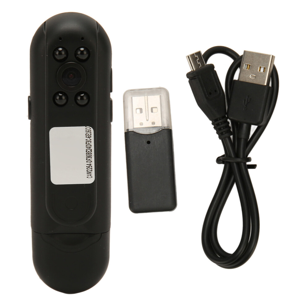 Pocket Sized Wearable Body Camera Fhd 1080P Resolution With Memory Card Included Long Battery Life Supports Charging While Recording Thumb Size 9159805527869