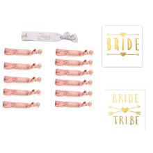 Bridal Party Essentials, Unique Design Bride to Be Sash, Adjustable Wristband Bracelet for Unforgettable Moments