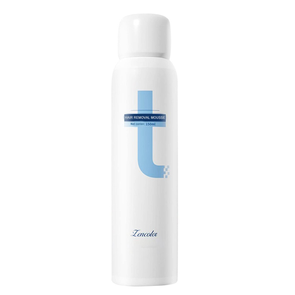 Hair Removal Spray with Facial Wax Strips, Gentle for Sensitive Skin, Long Lasting Smoothness, 150ml