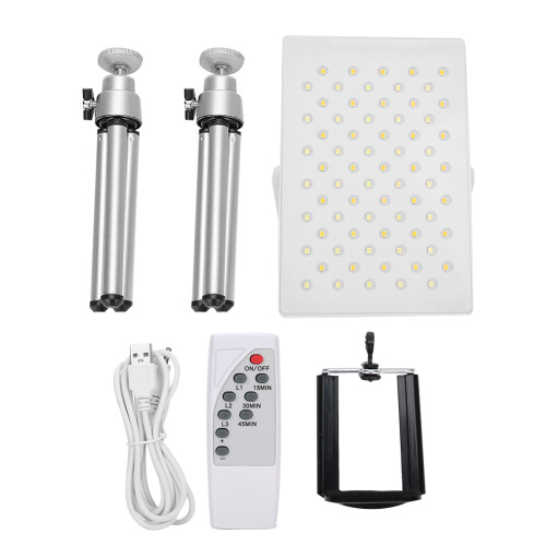 Dimmable Color Temperature Led Video Light Wireless Remote Control Multiple Lights Control Adjustable Brightness Portable Selfie Light Heat