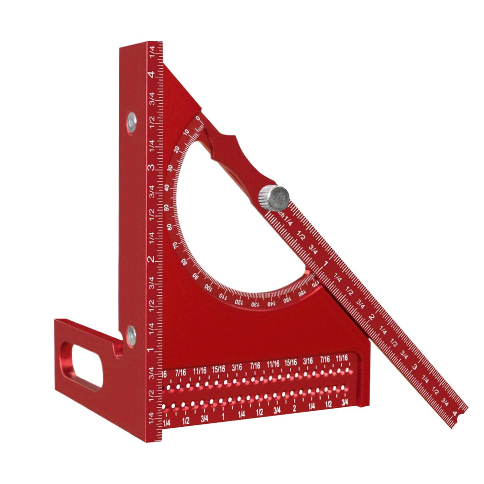 Woodworking Ruler Rustproof Heavyduty Square Measuring Tool Carpenter Protractor For Carpenter Engineer 9187378542262