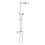 AICA Bathroom Thermostatic Exposed Twin-Head Square Mixer Shower Set 6