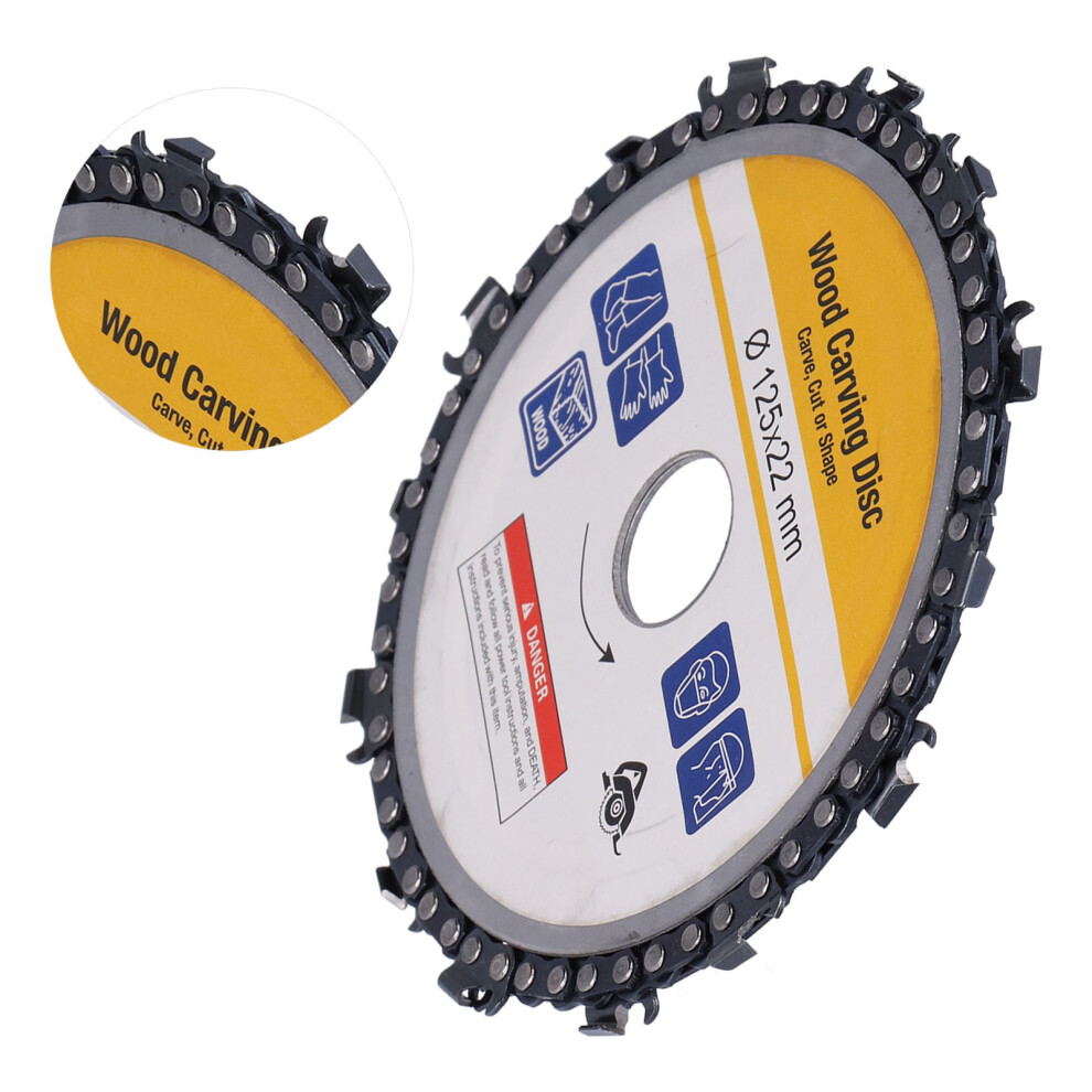 5In 14 Teeth Circular Saw Blade For Wood Carving Yellow Card 7891377188834