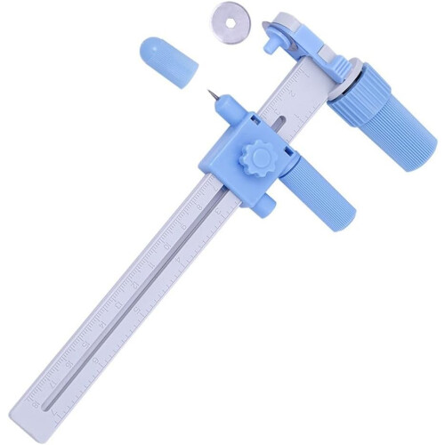 Circle Cutter Tool with Adjustable Diameter for Precise Paper and Leather Craft Projects 1pc 2