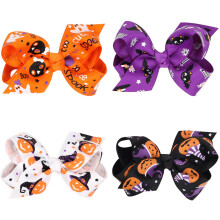 Einzigartige Halloween-Accessoires für Babys, festliche Seidenbänder mit robustem Metall-Krokodilverschluss, verspielte und niedliche