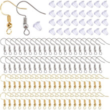 Kit de fabrication de boucles d'oreilles pour artisans, finition polie exquise sur les crochets, confortables à porter grâce à leurs embouts en