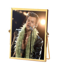 Vertical Picture Frame For 8x10 Photos Floating Photo Frame With Gold Metal Frame Real Glass Cover And Easy To Replace Feature Home Office Décor