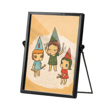 Cadre photo décoratif en métal, élégant cadre flottant, cadre vintage en laiton avec panneau acrylique transparent, verre robuste et cadre en