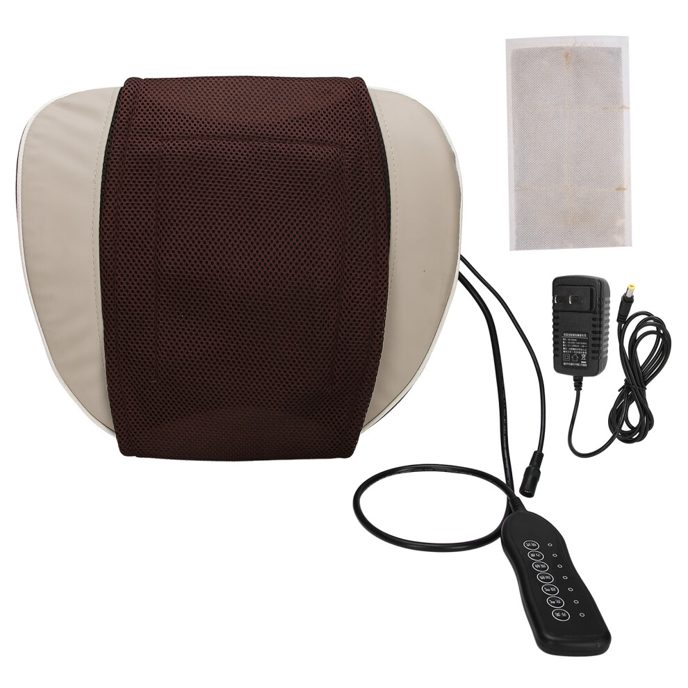 Back Massager Cushion With Heating Function, Multi-Part Vibration And Magnetic Therapy For Lumbar Support With Mugwort Warmth OEKO-TEX Standard Fabric