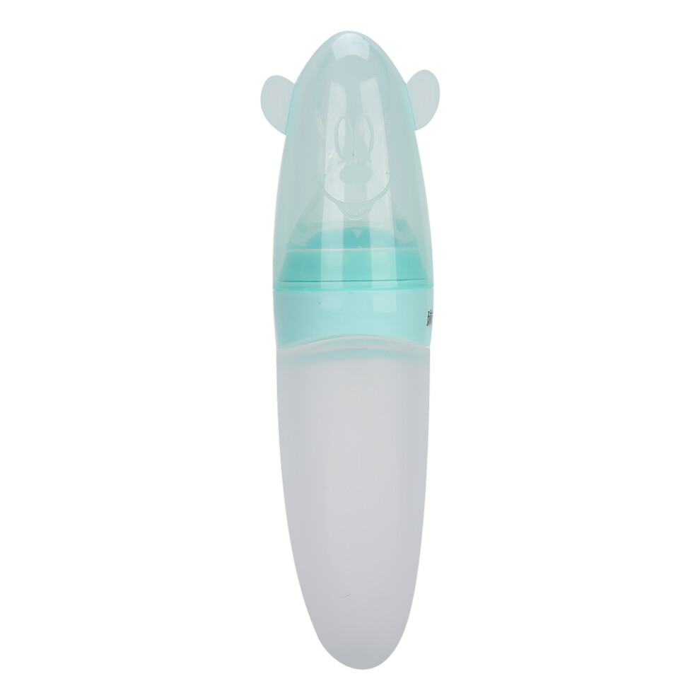 Dispensing Baby Spoon, Filterable Food Suction Cup for Secure Placement, Designed for Independent Feeding Experiences (Made with Foodgrade Silicone)