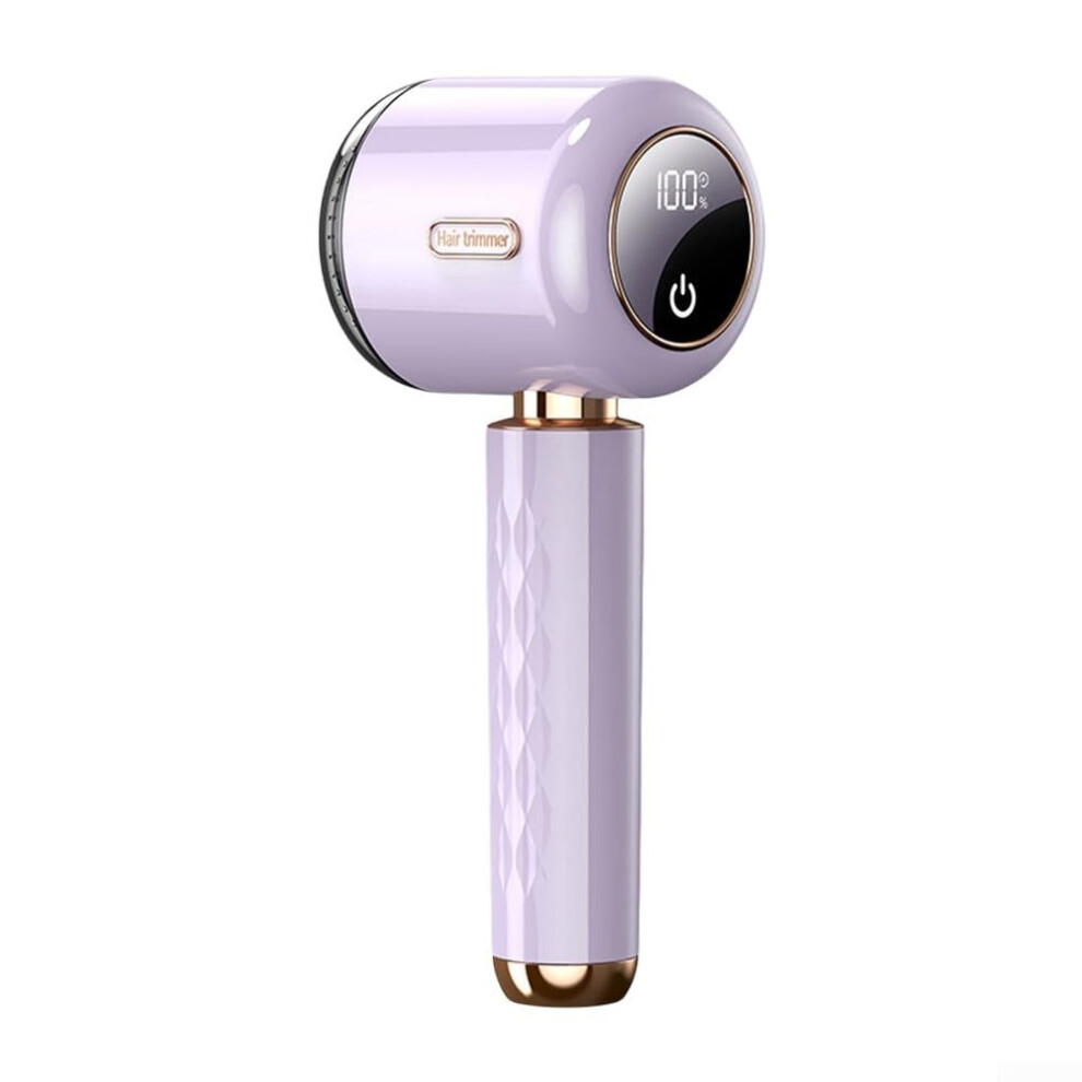 Fabric Shaver Hairball Trimmer 6Leaf Stainless Steel Cutter Head Rechargeable Lint Remover BuiltIn Bin Digital Display