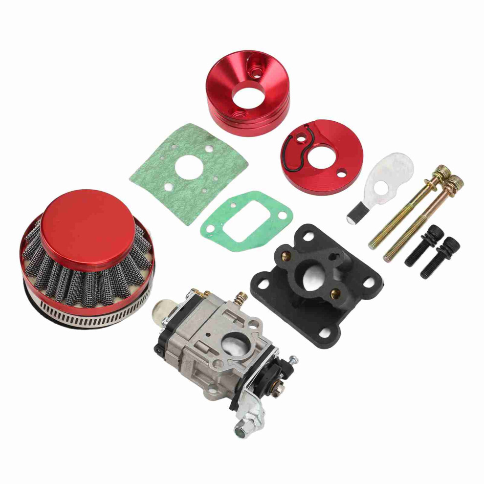 Carburetor With Air Filter Kit For 2 Stroke 47Cc 49Cc Gas Scooter Atv Quad 6901377190155