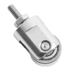 M2.5 Thread Stainless Steel Roller Contact Point Dial Indicator Wheel Probe For Digital Gauge 22.5mm Length