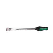Heavy Duty Tire Changing Lever Tool Kit With EasyGrip Handle, Rim Protector, Steel Construction, Green
