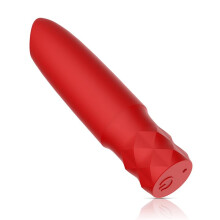 Bullet Vibrator with 10 Modes, Discreet Lipstick Design Rechargeable Mini Clitoral Stimulator for Women
