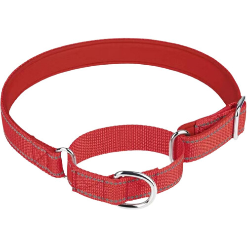 Dog Training Collar with NoPull Control, Adjustable HeavyDuty Nylon, Red for Medium Dogs 2