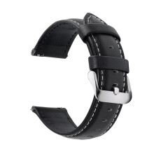 Zamienny pasek do zegarka smartwatch, miękki i wygodny pasek ze skóry z systemem szybkiego zwalniania sprężyn, bardzo długi, z naturalnej skóry