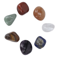 Betoverende Stenen Collectie, Helende Kristallen Set voor Reiki Healing en Meditatie, Natuurlijke Getrommelde Edelstenen voor Kristaltherapie en