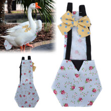 Poultry Waterproof Breathable Diaper for Pet Chicken Duck Goose Blue Flower