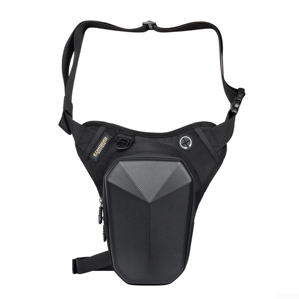 Waterproof Pu Leather Motorcycle Leg Bag With Waist Strap For Riding Essentials And Secure Storage 9187378543115