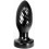 Dildo Black 27.5 cm Silicone Material Realistic Design One Size 2
