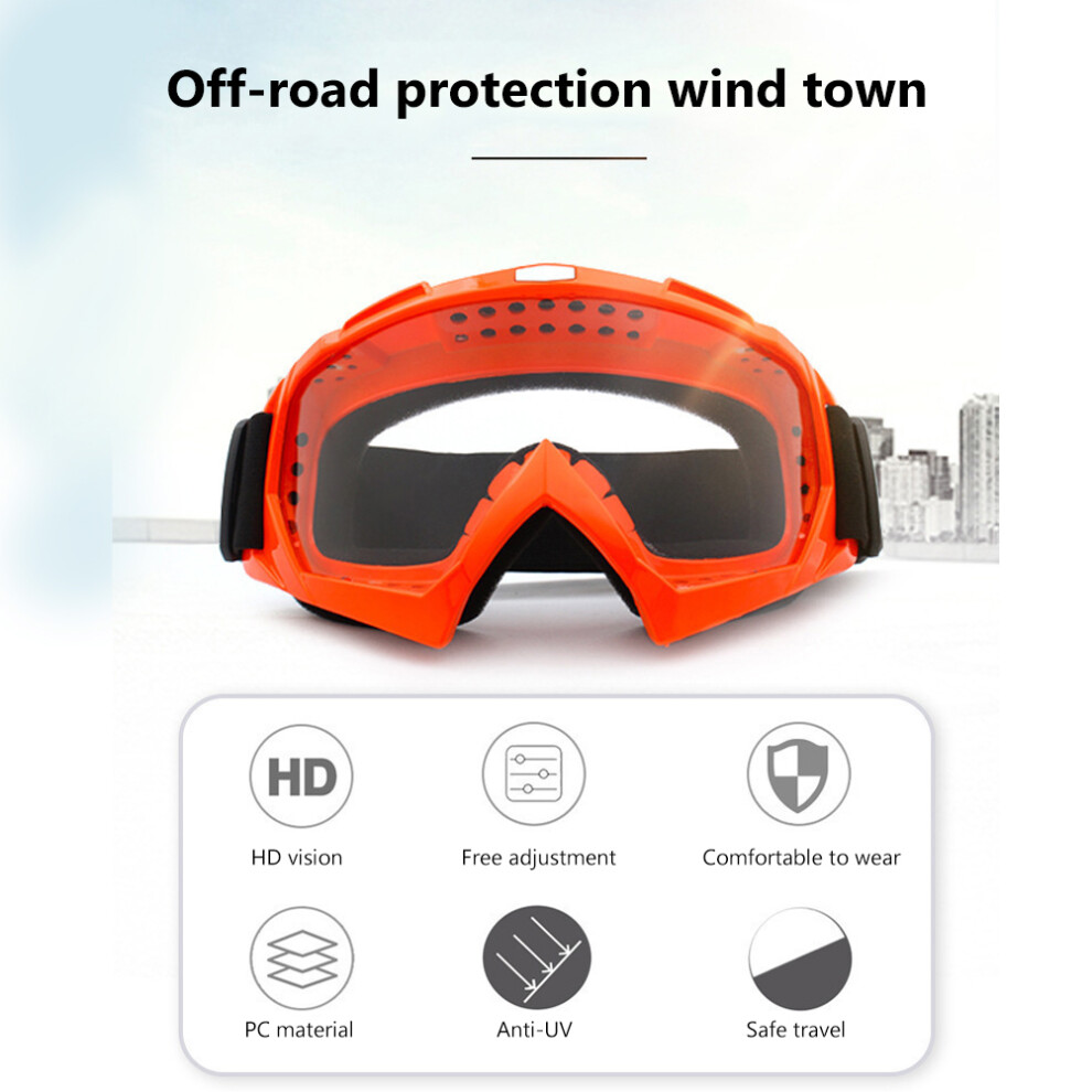 Motorcycle Dirt Bike Goggles Atv Riding Protective Eyewear 18X10cm 7891377194675