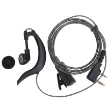 Oortje met microfoon voor walkietalkie, geschikt voor Motorola CP200D CP185CLS1410 apparaten, duurzame PU-kabel en gevoelige aansluiting.