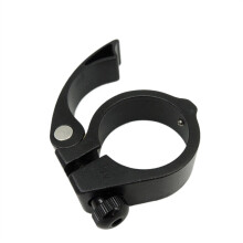 Bike Seat Clamp 2Pack, 40mm Aluminum Seat Post Clamp, Folding Bike and Road Bike Compatible, Seat Tube Clip