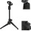 Mini Microphone Stand Desktop Tripod, Adjustable Height Table Mic Stand With Mic Clip, Compact Portable For Conferences 4