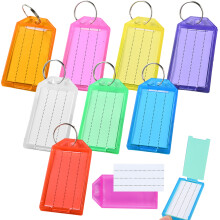 Key Identifier Labels, Versatile Portable Assorted Colors Write-On Windows For Clear Identification