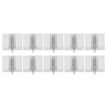 Cos Brúite Zipper Dofheicthe Uirlis Fuála atá Frithsheasmhach in aghaidh Meirg le haghaidh Meaisín Fuála Tí, Crúca Miotail Marthanach atá
