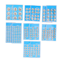 Sew On Snap Buttons Metal Snap Fastener Invisible Closure Stainless Steel Smooth Surface Easy To Install Corrosion Resistant Natural Replacement For