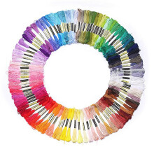 High Quality Embroidery Floss, Bright And Richly Lustrous Threads For Wide Application, Perfect For Crafting Friendship Bracelets And Cross Stitch
