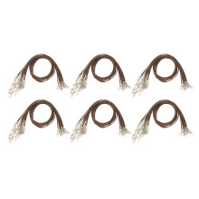 Lederband für DIY-Schmuck, gewachste Baumwollschnur, kompatibel mit Anhängern und Perlen, strapazierfähig, glatte und weiche Oberfläche,