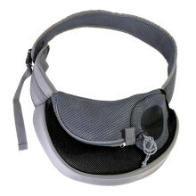 (L, Black) Dogs Head Expose Carriers Chest Bag Breathable Pet Sling Carrier Dogs Reliability Travel out Bags Package Breathable Bag  S Red