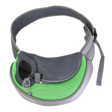(S, Green) Dogs Head Expose Carriers Chest Bag Breathable Pet Sling Carrier Dogs Reliability Travel out Bags Package Breathable Bag  S Red