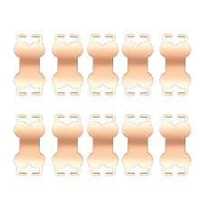 10PCS Dog Collar Pendant Label for Pet Walking Pet-Rose Gold
