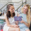 (B) (BAG)Polyester printed pattern cosmetic bag female clutch bag multifunctional travel storage bag 4