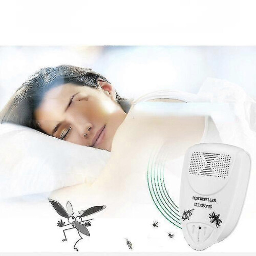 (White) Ultrasonic Squirrel Repellent Repels Squirrels Within 72hours High Quality 1