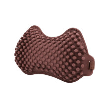 (Headrest, Brown) Silicone Headrest Lumbar for Seat Cover Massaging Cool Cushion for Car Truck Office Cool Refreshing Back Massaging