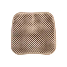 (cushion, Beige) Silicone Headrest Lumbar for Seat Cover Massaging Cool Cushion for Car Truck Office Cool Refreshing Back Massaging
